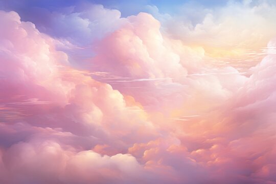 Pastel Dreamy Clouds.