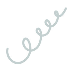 Obraz premium Swirls Swoosh Vector Accent Line Work