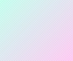寒色系のパステルカラーのグラデーションと薄い水玉模様のかわいい背景 -  300×250比率