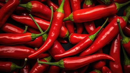 Chili background, AI generated Image