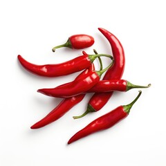Chili isolated background, AI generated Image
