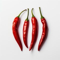 Chili isolated background, AI generated Image