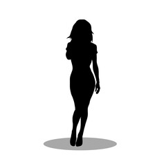 Women silhouette vector