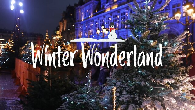Winter Wonderland Scribble Title Intro