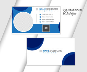 Visiting card design template 
