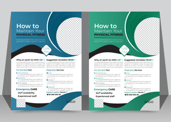  Modern flyer design template