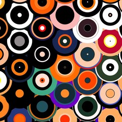 Fototapeta premium seamless pattern with circles