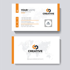 Vector creative modern business card