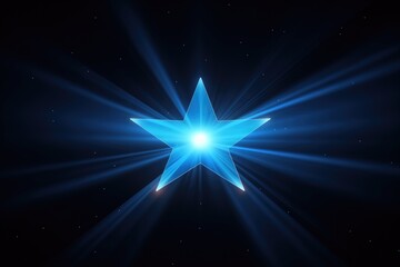 Blue Star Flare Effect