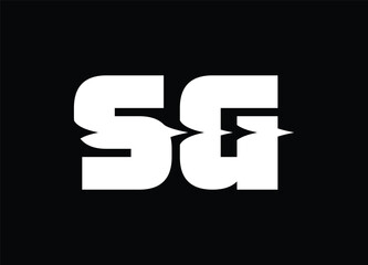 sg letter logo and monogram logo 