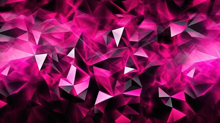  a very pretty pink abstract background with many small triangles on it.  generative ai
