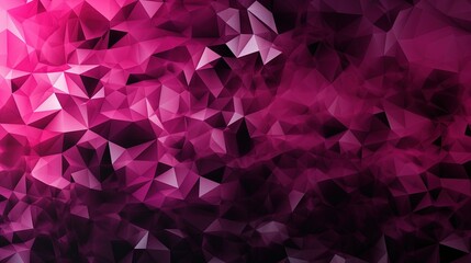 a pink and black abstract background with a lot of triangles.  generative ai - obrazy, fototapety, plakaty