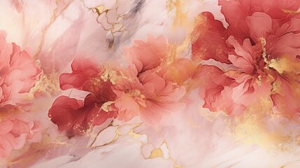  a close up of a painting with flowers on it's surface.  generative ai