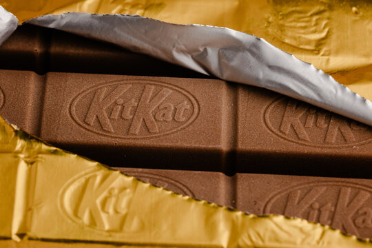 Kit Kat chocolate bar.
