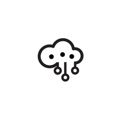 digital cloud vector images