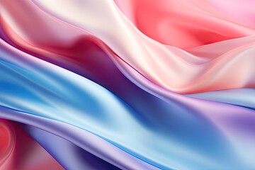 Obraz premium Beautiful silk flowing swirl of vibrant gentle