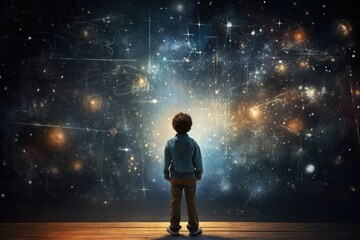 Fototapeta premium Imagination unleashed a childs curiosity ignites