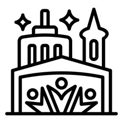 Fototapeta premium Edinburgh Festival Fringe Icon