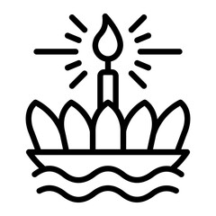 Loy Krathong Icon