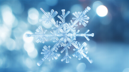 ice crystal molecule in super close up and detail, shot with micro lens, hyper realistic and detailed, beautiful dreamy light, 