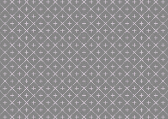 Pattern symbol white on gray graphic shapes geometric texture tribal illustration backdrop wallpaper vintage style retro classic decorative publication textile cloth rug mosaic tile