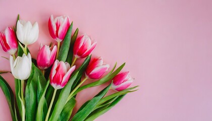 bouquet of tulips for Valentine's Day