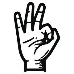 hand signal and sign language for communication