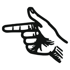 hand signal and sign language for communication