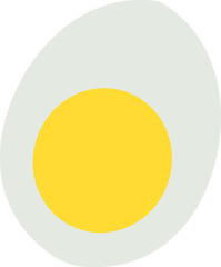 Boiled egg illustration