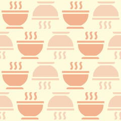 seamless pattern of coffee beans for coffee shop background. decoration cafe, place to eat and culinary events. for a coffee themed greeting card. for coffee-themed fabric motifs