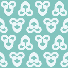 Heart doodles seamless pattern. Love illustration hearts hand drawn background.