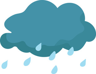 Rain weather illustration
