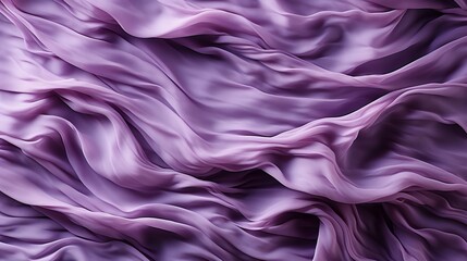 A mesmerizing swirl of lilac and violet fabric cascades in abstract folds, evoking a sense of daring fashion and fluid artistry - obrazy, fototapety, plakaty