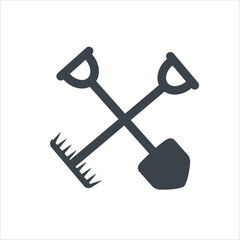 Gardening Tools icon stock illustration