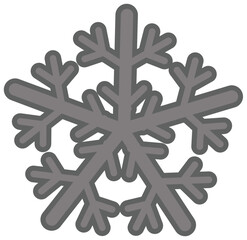 Snowflake sticker