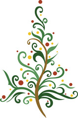 Chistmas tree illustration