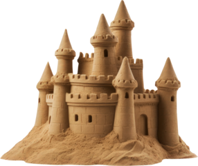 Sandcastle transparent background PNG clipart