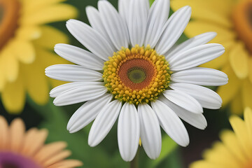 Fototapeta premium daisy flower closeup