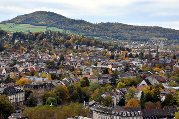 Freiburg-Wiehre im goldenen Herbst
