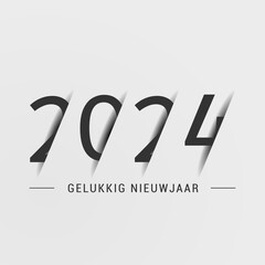 2024 - gelukkig nieuwjaar 2024