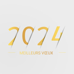 2024 - Meilleurs vœux - Bonne année