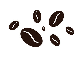 coffee beans isolated