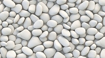  a bunch of white rocks are arranged in the shape of a wall.  generative ai