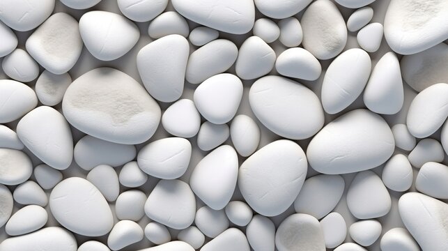 a bunch of white rocks that are all over the place. generative ai © Nadia