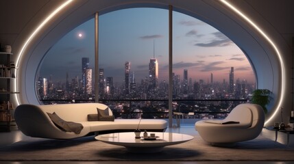 Modern urban living room