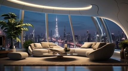 Modern urban living room