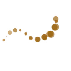 euro coins isolated on white background