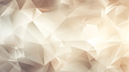  an abstract background with low polygonal shapes and a soft light.  generative ai