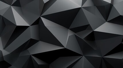  a black and white photo of a very low poly design.  generative ai