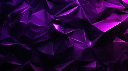  a purple abstract background with a lot of triangular shapes on it.  generative ai